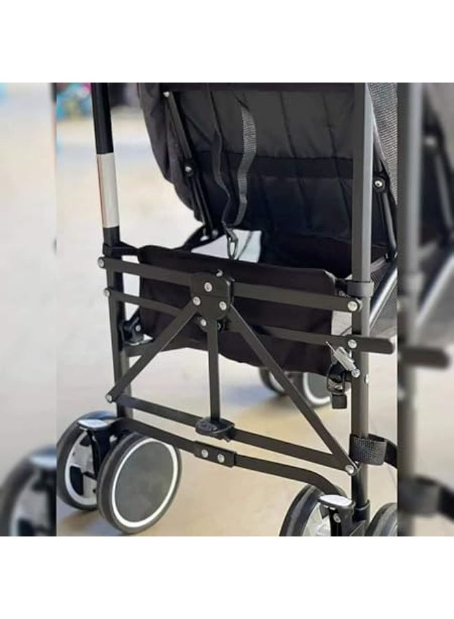 شيكو بامبيو دفع والذهاب عكاز عربة طفل-بورجوندي - Image 3